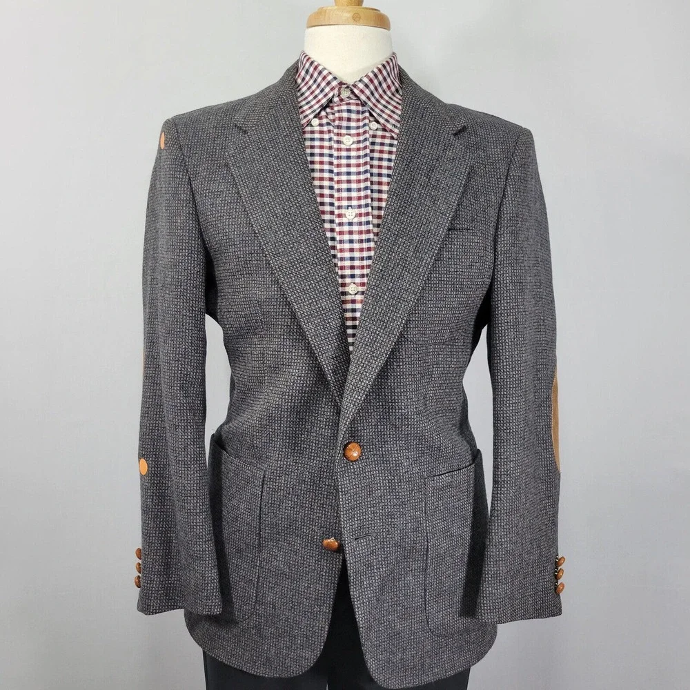Jonathan‎ Mitchell Men's Tweed Sport Coat Blazer Two Button Size 40R